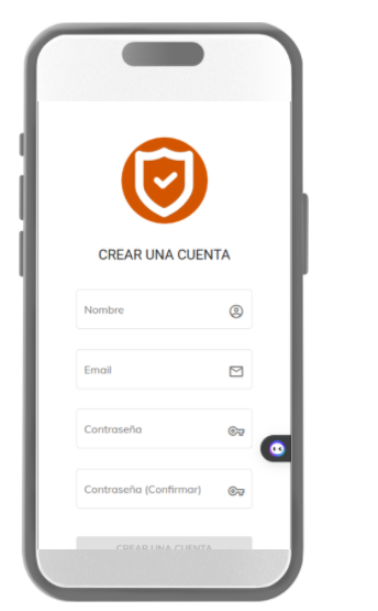 Datos creación cuenta